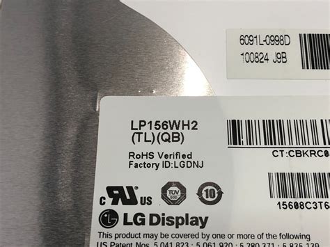 Lg Led X Laptop Display Screen Lp Wh Tl Qb Read