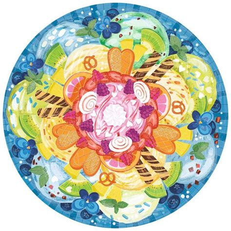 Ravensburger Puzzle Circle Of Colors Ice Cream Teile 500