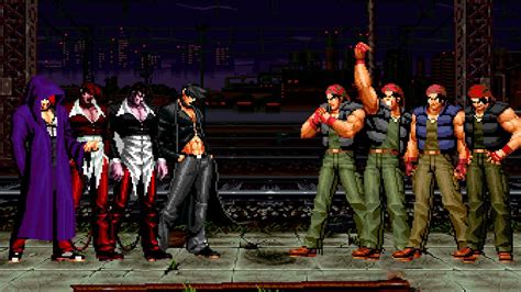 KOF Mugen Iori Yagami Team Vs Ralf Jones Team YouTube