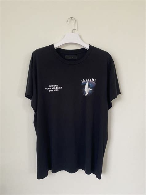 Amiri Amiri ‘Beyond Your Wildest Dreams’ Dove tee | Grailed