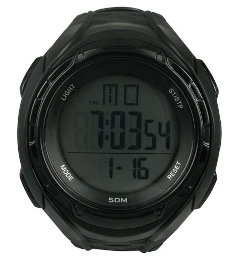 George Mens Digital Sport Wristwatch Plastic Strap