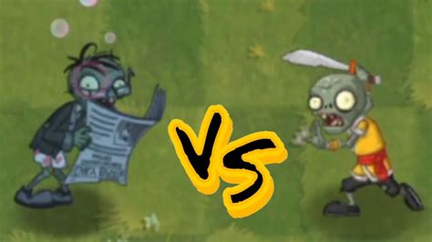 Plants Vs Zombies 2 Swordsman Zombie Vs All Zombies Mronger Youtube