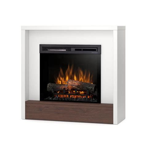 Warmtec Klar wkład Dimplex 23 XHD Optiflame biały mat ciemny dąb