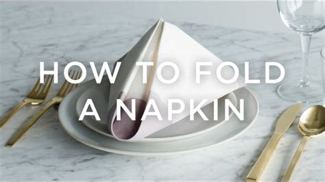 How to Fold a Napkin (Pyramid Style) | Pyramid style, Napkins, Paper ...