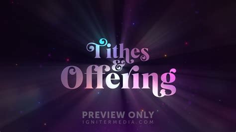 Christmas Glow Tithes And Offerings Title Graphics Centerline New