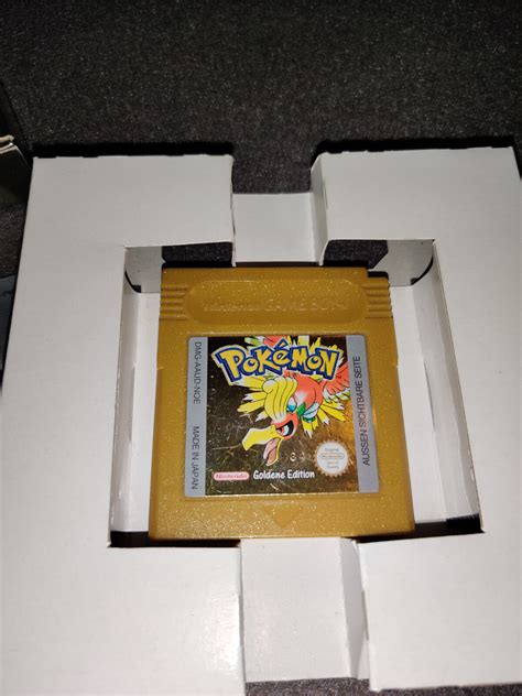 Pokémon Goldene Edition Nintendo Game Boy Color 2001 GBC Spiel