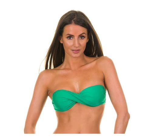 Bikini Bandeau Oberteil grün Peterpan Torcido Bikini BRASIL Shop