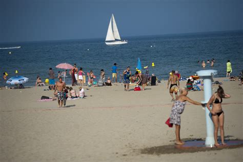 Plage Centrale Canet En Roussillon Plage Surveill E