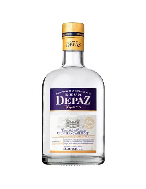 Rhum Depaz Blanc Cuvée de la Montagne Les Rhums du Monde