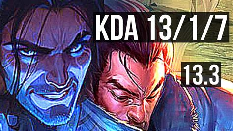 SYLAS Vs YASUO MID 13 1 7 Legendary 400 Games KR Master 13 3