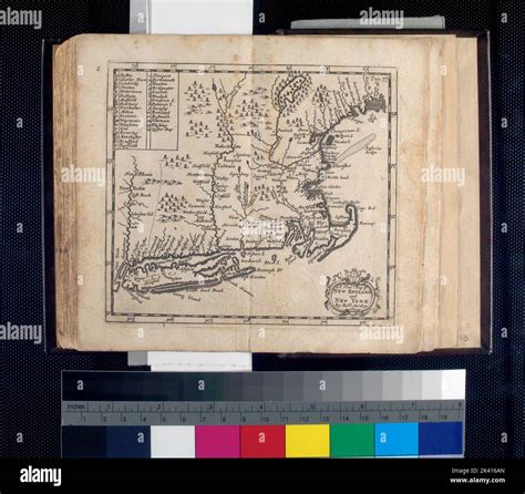 A New Map Of New England And New York Cartographic Maps Atlases 1700