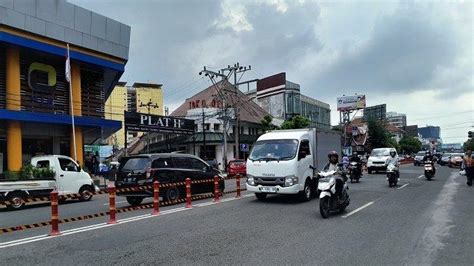 Percantik Estetika Jalan Dishub Pasang Bollard Di Sejumlah Ruas