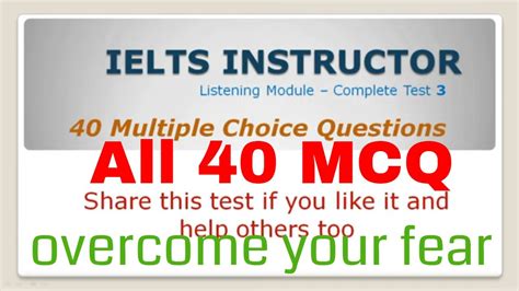 Extremely Difficult Ielts Listening Practice Test 40 Mcq Youtube