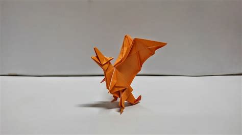 Origami Pokemon Charizard How To Make An Origami Pokemon Charizard