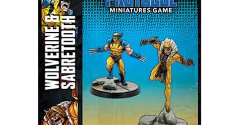 Marvel Crisis Protocol Wolverine And Sabertooth Exp Επιτραπέζια