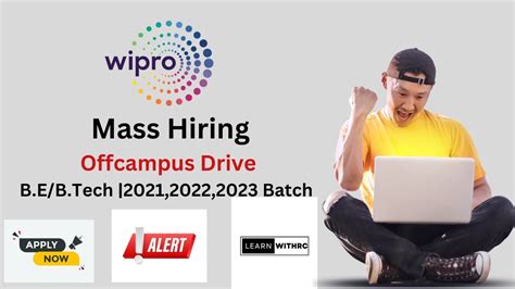 Wipro Mass Hiring Wipro Off Campus Drive 2023jobs Wipro Wilp Youtube