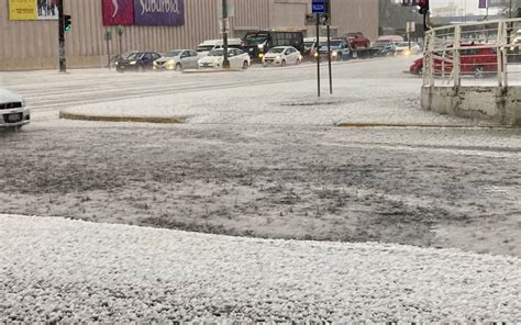 La Capital Poblana Se Pinta De Blanco Tras Fuerte Granizada El Sol De