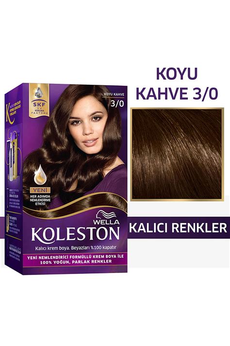 Wella Koleston Kit Saç Boyası 3 0 Koyu Kahve Fiyatı Yorumları Trendyol