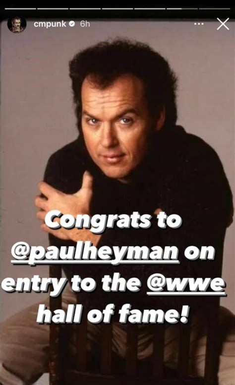 Cm Punk Reagea Introdu O De Paul Heyman No Wwe Hall Of Fame