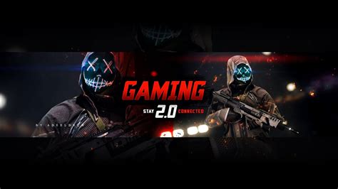 Gaming 20 Cover Banner Art For Youtube Channel Free Download Youtube