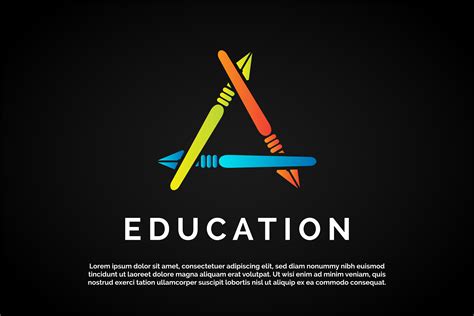 Triangle Pens for Education Logo Graphic by bllinkstudio · Creative Fabrica