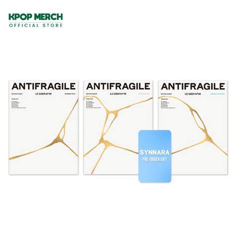 Synnara Gift Le Sserafim Nd Mini Album Antifragile Photobook