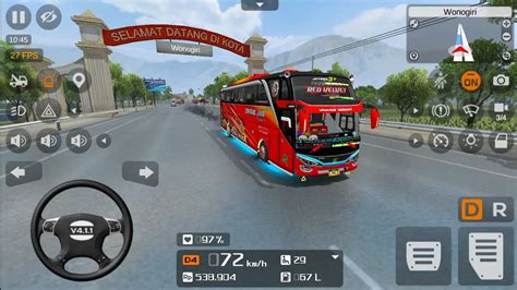 Bus Tunggal Jaya Antar Penumpang Wonogiri Ke Solo Bus Simulator