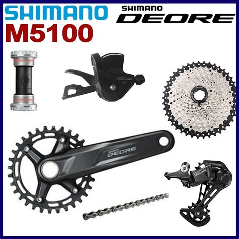 SHIMANO DEORE M5100 Groupset 1x11 Speed MTB M5100 175mm 32T Crankset