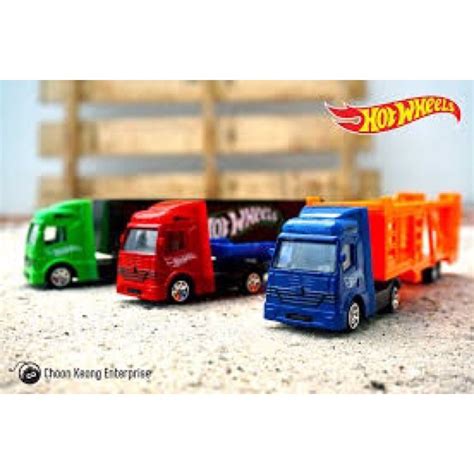 Hot Wheels Mega Truck Series Carrier Transporter Shopee Malaysia