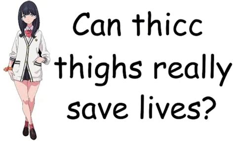 Thicc Thighs every Thursday? : r/lewdanimemes