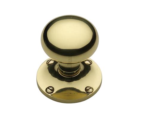 Heritage Brass Kensington Mortice Door Knobs Polished Brass Sold In Pairs Luxury