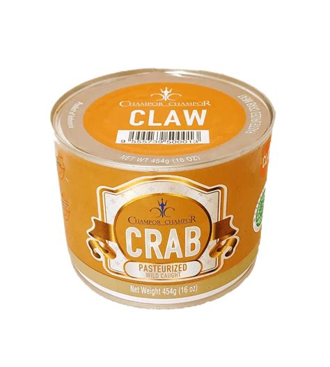 Pasteurized Crab Meat Can – Claw 454g - Sri Manisan Sdn Bhd