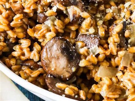 Mushroom Farro Risotto Recipe Samsung Food