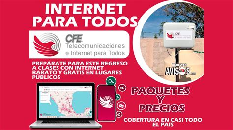 Conoce Los Nuevos Paquetes De Internet Que Ofrece CFE Internet Para Todos