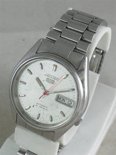 Original Vintage Seiko 5 Automatic 21j Japan 7526 6000 Running Seiko 5