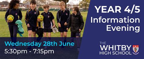 4 5 Info Evening Banner The Whitby High School
