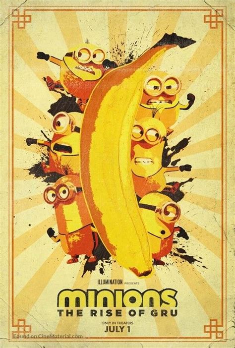 Minions The Rise Of Gru 2022 Movie Poster In 2022 Minions Minion