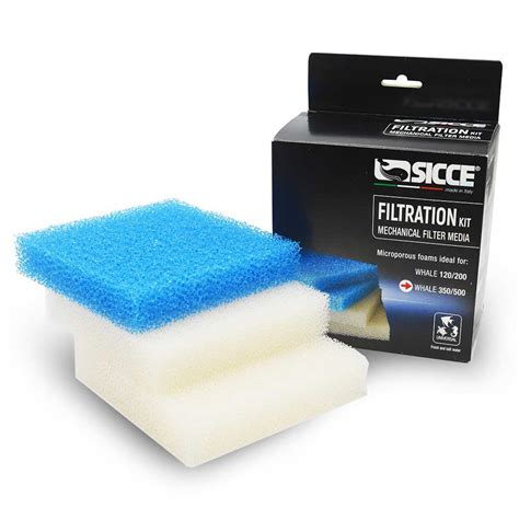 Whale 350/500 Filter Sponge Kit - Sicce - SaltwaterAquarium.com