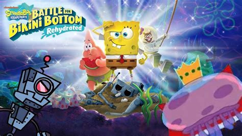 Spongebob Battle For Bikini Bottom Gameplay Pt 1 Robots Jellyfishing YouTube
