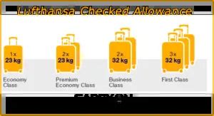 Lufthansa Baggage Allowance Sizes Fees Weight Policy Carry