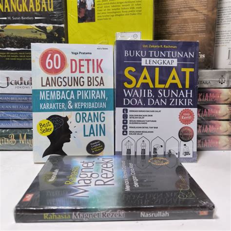 Jual Paket Buku Detik Langsung Bisa Membaca Pikiran Karakterdan