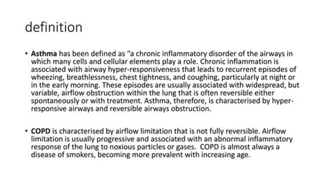 COPD Vs Asthma PPT