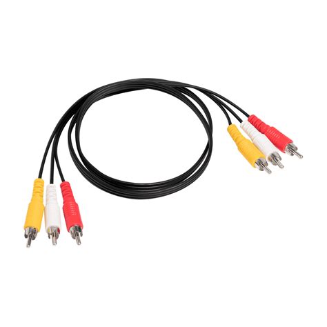 3 Ft 3 Rca To 3 Rca Composite Extension Audio Video Av Cable Yellow Red