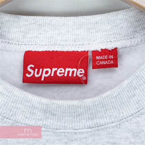 楽天市場Supreme 2019AW Fuck You Crewneck シュプリーム ファックユークルーネック スウェット トレーナー 刺繍 グレー サイズS プレゼント ギフト