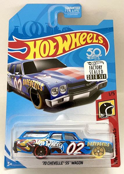 2018 Hot Wheels 70 Chevelle SS Wagon Daredevil Chase Variants Mainline