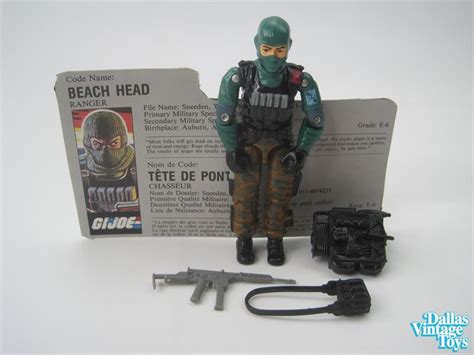 Hasbro Canada Gi Joe Beachhead With Filecard Uu