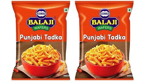 Balaji Wafers Punjabi Tadka 50g Pack Of 2 Humarabazar