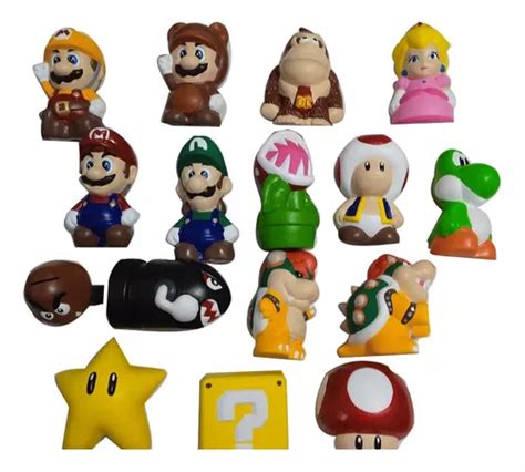 Coleccion Mario Bros Alcancias Ceramica 16 Piezas Meses sin interés