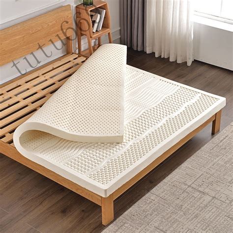Hot Thailand Natural Latex Mattresses Rubber Imports Tatami Dormitory Single Bed Bedroom