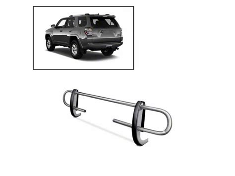 Toyota 4-Runner Rear Bumper Guard; Double Tube; Stainless Steel (03-24 ...